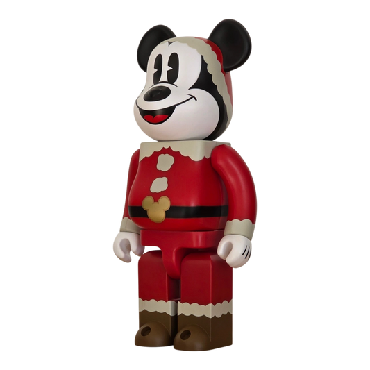 Bearbrick Disney Christmas Party SP Mickey Mouse Santa Version 400% schräg