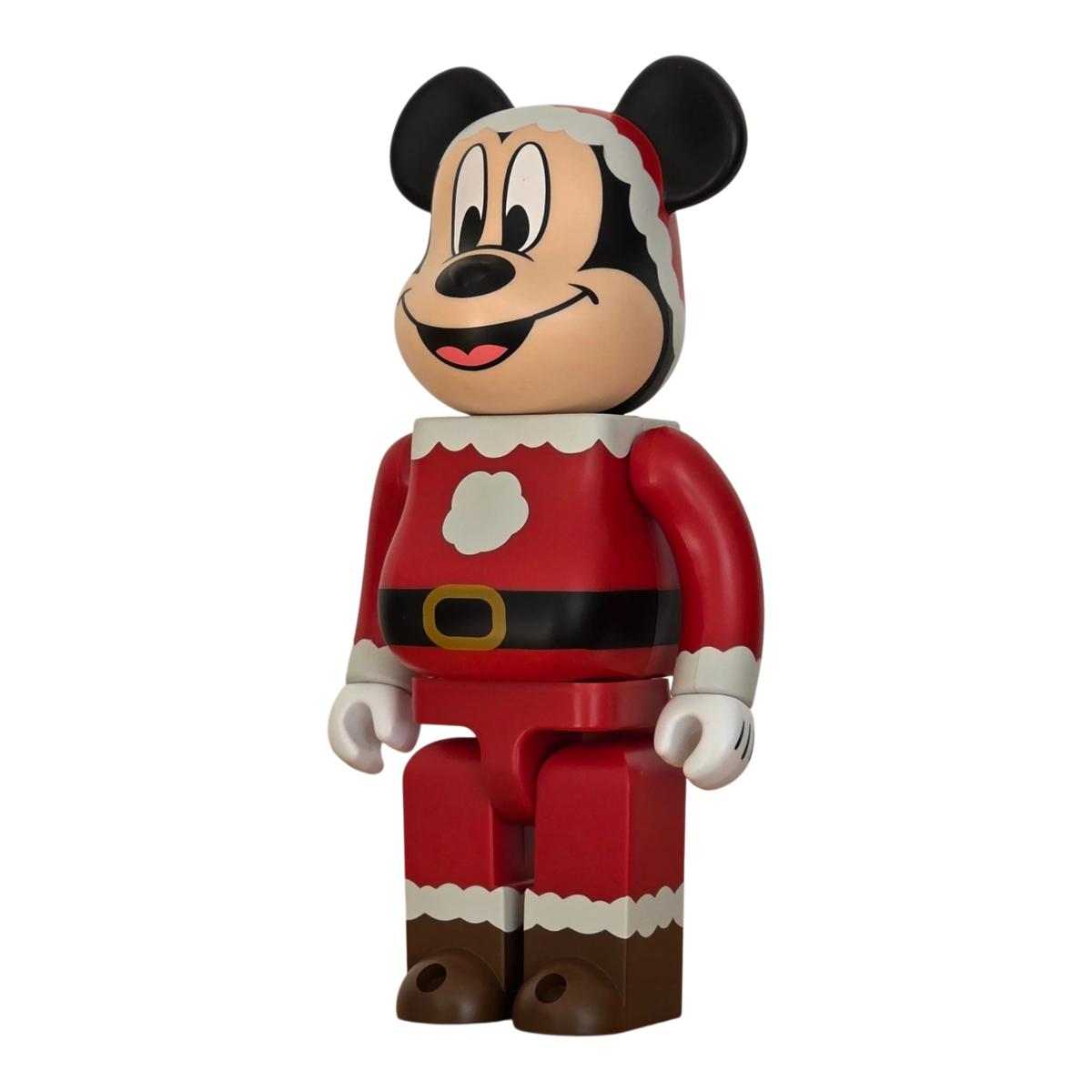 Bearbrick Disney Special Ornament SP Mickey Mouse Santa Version 400% schräg