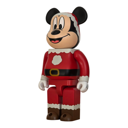 Bearbrick Disney Special Ornament SP Mickey Mouse Santa Version 400% schräg