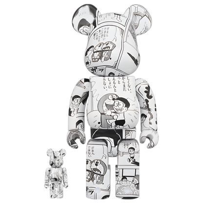 Bearbrick Doraemon Comic Version 100%+400% Herstellerbild 1