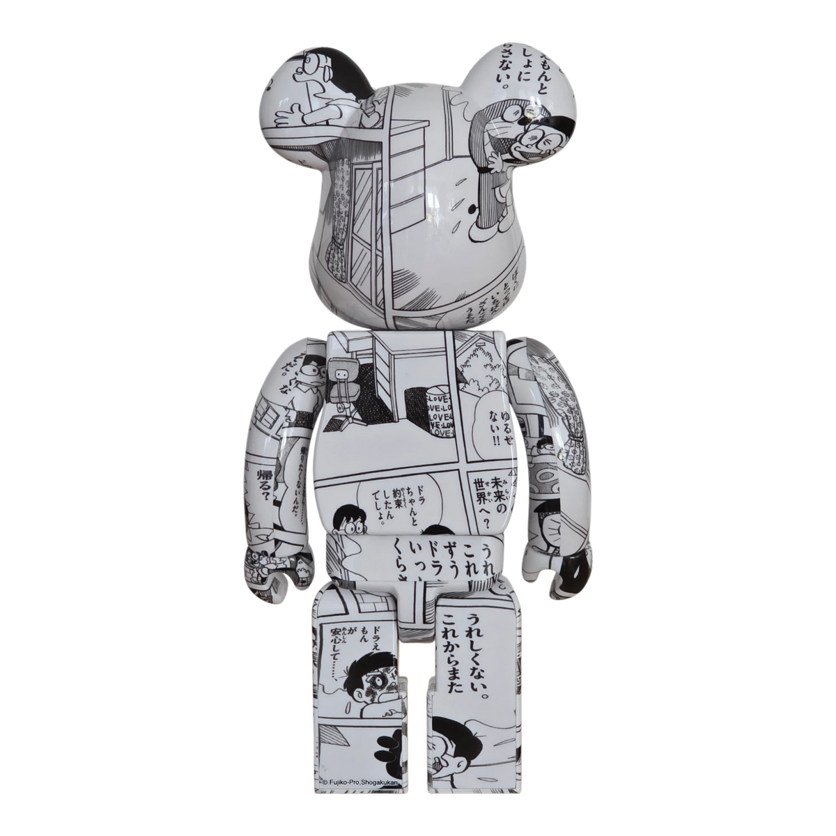 Bearbrick Doraemon Comic Version 100%+400% Rückseite