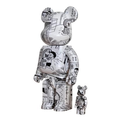 Bearbrick Doraemon Comic Version 100%+400% schräg
