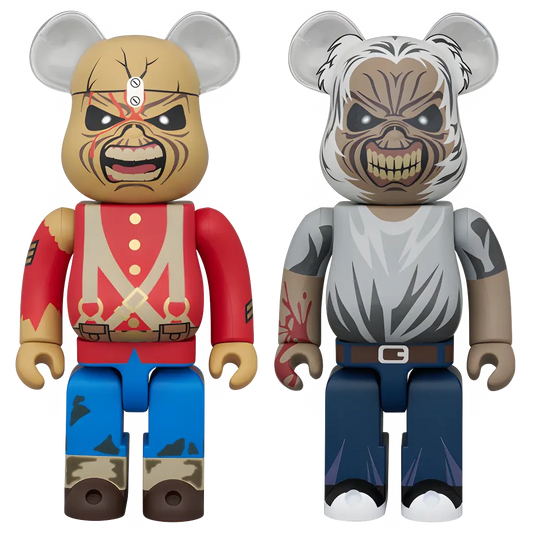 Bearbrick Eddie 2er-Pack [Iron Maiden] 400% Herstellerbild