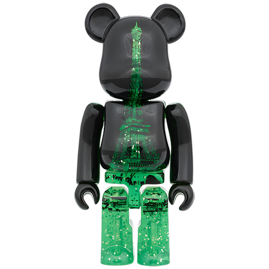 Bearbrick Eiffel Tower Green Dress Version 100%+400% Herstellerbild 2