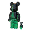 Bearbrick Eiffel Tower Green Dress Version 100%+400% schräg