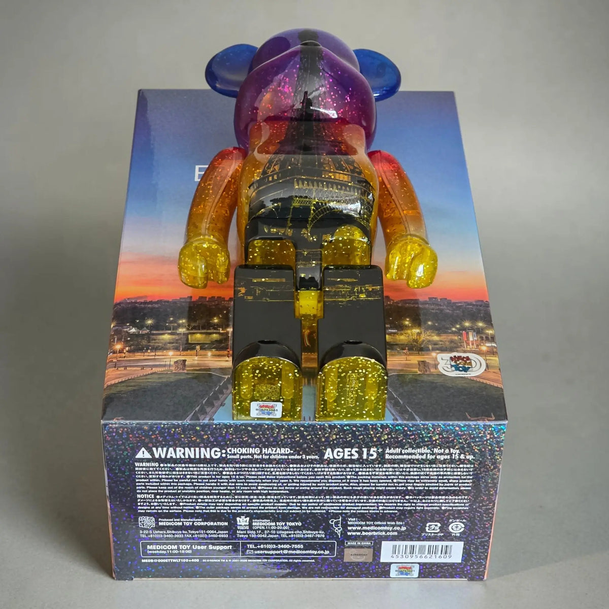 Bearbrick Eiffel Tower Twilight Version 100%+400% Echtheitsmerkmale