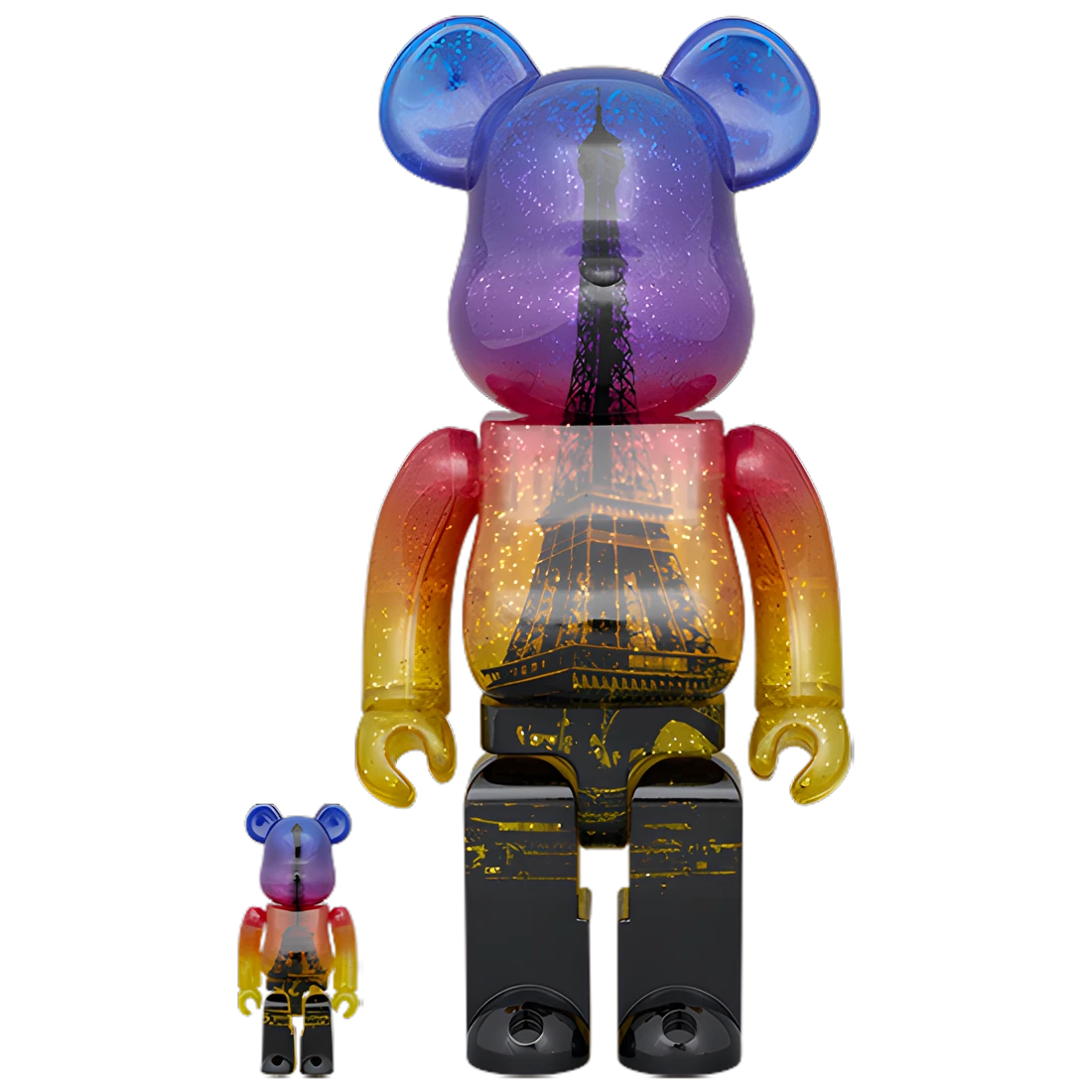 Bearbrick Eiffel Tower Twilight Version 100%+400% Herstellerbild 1