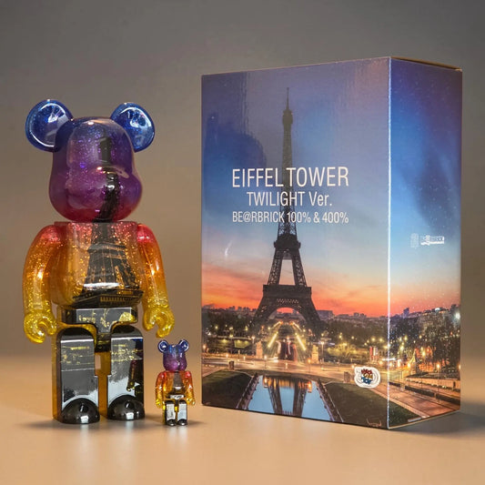 Bearbrick Eiffel Tower Twilight Version 100%+400% mit Verpackung