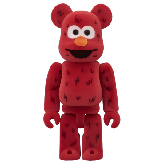 Bearbrick Elmo Flocky Version 100%+400% Herstellerbild 2