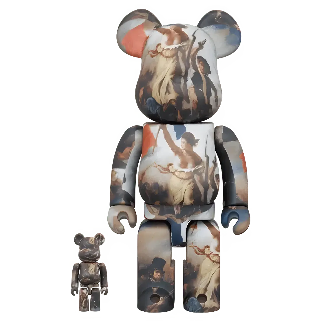 Bearbrick Eugène Delacroix Liberty Leading The People 100%+400% Herstellerbild 1