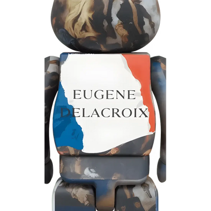 Bearbrick Eugène Delacroix Liberty Leading The People 100%+400% Herstellerbild 4