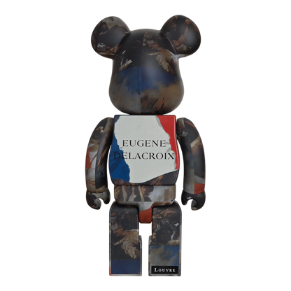 Bearbrick Eugène Delacroix "Liberty Leading The People" 100%+400% Rückseite