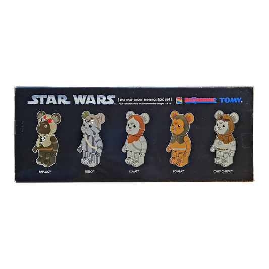 Bearbrick Ewok 5er-Set [Star Wars] 100% Verpackungsrückseite