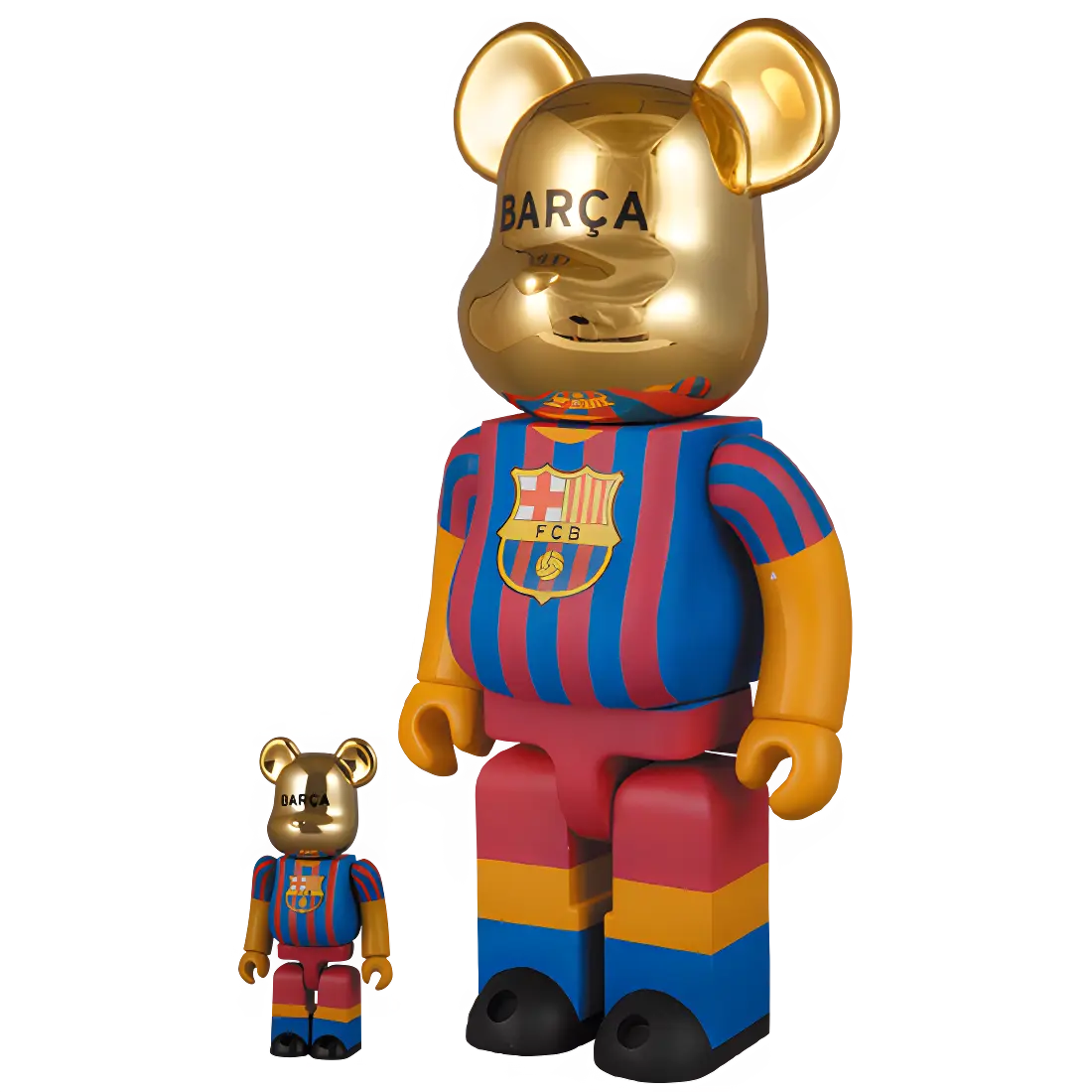 Bearbrick FC Barcelona 05-06 Champion Version 100%+400% Herstellerbild 1