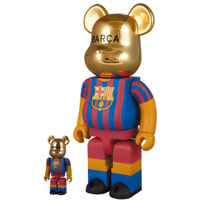 Bearbrick FC Barcelona 05-06 Champion Version 100%+400% Herstellerbild 1