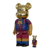 Bearbrick FC Barcelona 05-06 Champion Version 100%+400% schräg