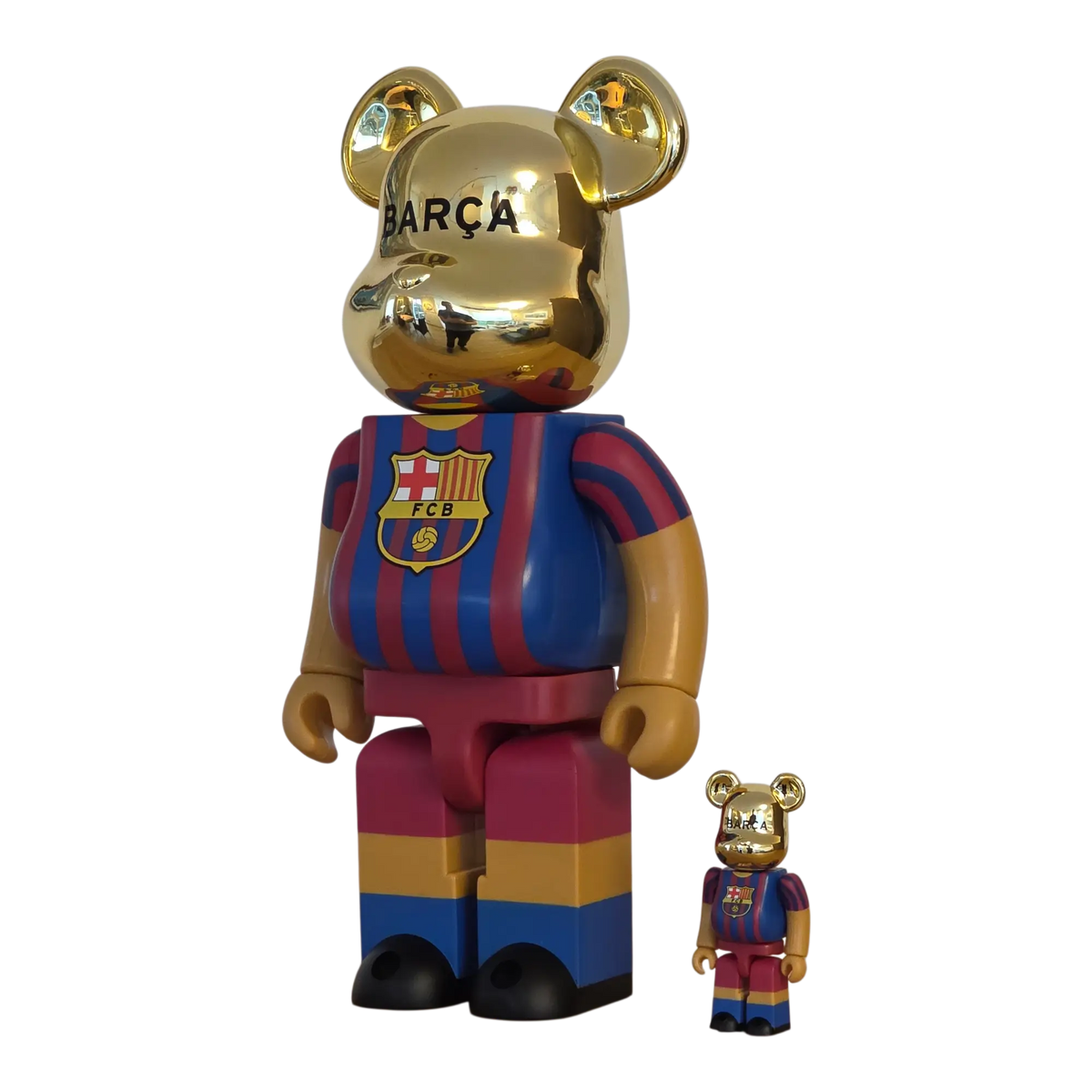 Bearbrick FC Barcelona 05-06 Champion Version 100%+400% schräg