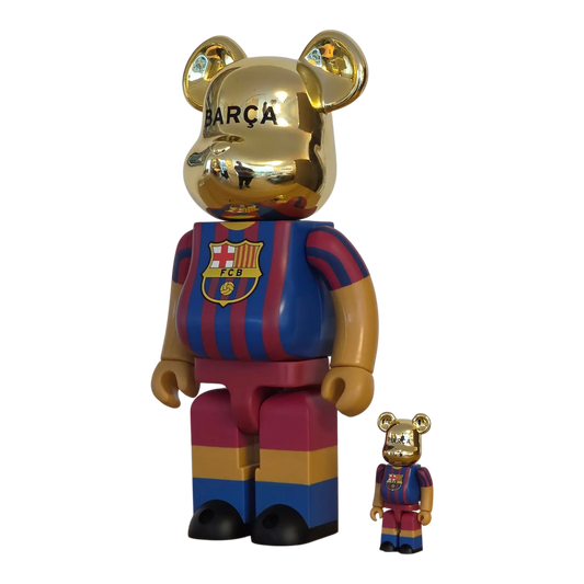 Bearbrick FC Barcelona 05-06 Champion Version 100%+400% schräg