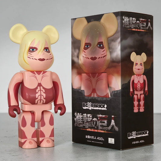 Bearbrick Female Titan [Attack on Titan] 400% mit Verpackung