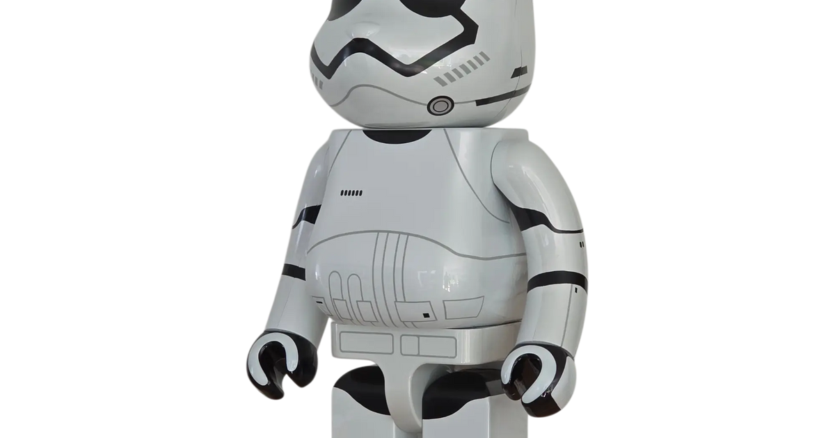 BE@RBRICK First Order Stormtrooper Chrome Version [Star Wars