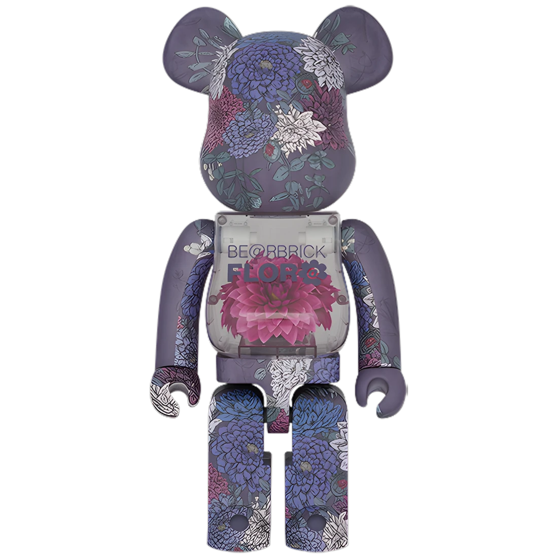 Bearbrick FLOR@ Dahlia 1000% Herstellerbild 1
