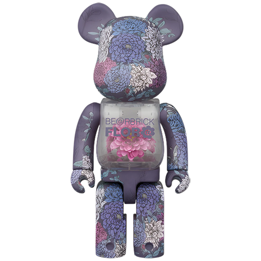 Bearbrick FLOR@ Dahlia 400% Herstellerbild 1