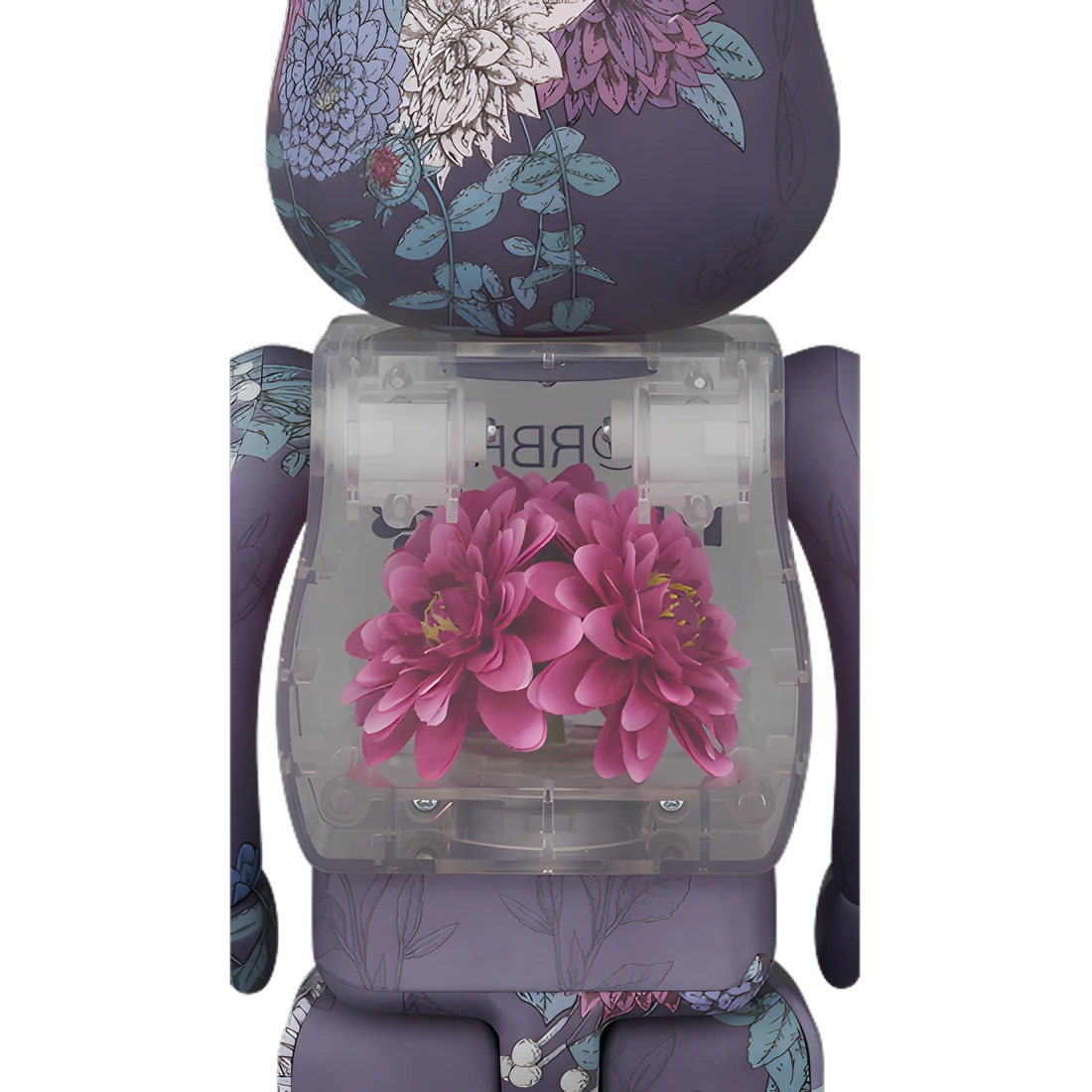 Bearbrick FLOR@ Dahlia 400% Herstellerbild 2