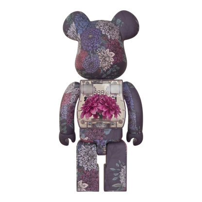 Bearbrick FLOR@ Dahlia 400% Rückseite