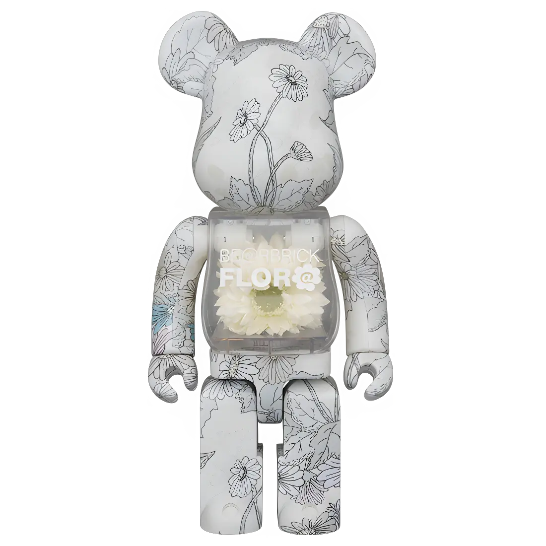 Bearbrick Flora Gerbera 400% Herstellerbild 1