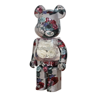 Bearbrick Flora Glow in the Dark 400% schräg