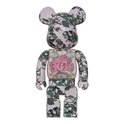 Bearbrick FLOR@ Pink Rose 400% Rückseite