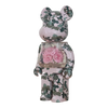 Bearbrick FLOR@ Pink Rose 400% schräg