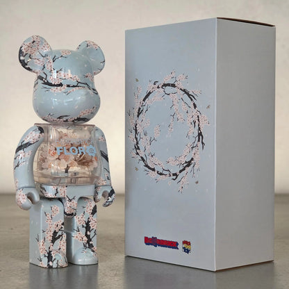 Bearbrick FLOR@ Sakura 400% mit Verpackung