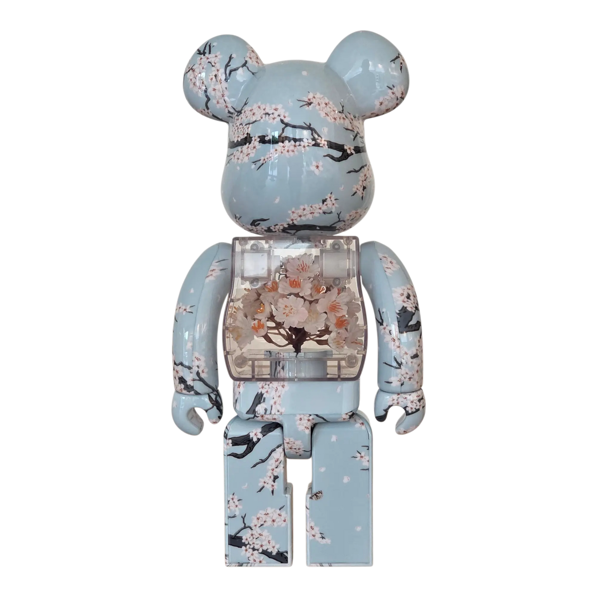 BE@RBRICK Flora Sakura 400% with cherry blossom | MyBearBrick.de