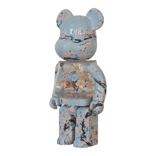 Bearbrick FLOR@ Sakura 400% schräg