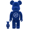 Bearbrick Fragment Flocky Version Blue 100%+400% Herstellerbild 6