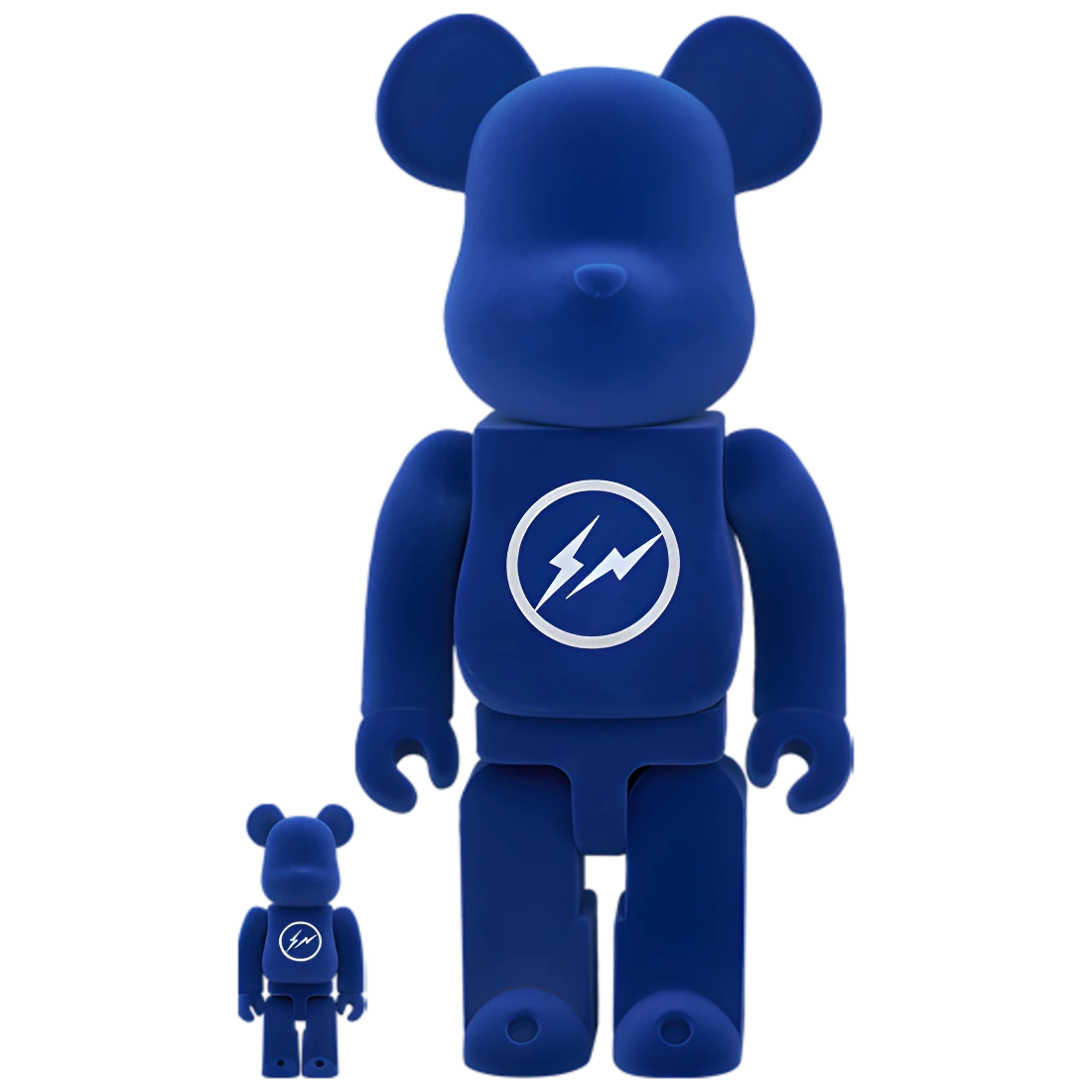 Bearbrick Fragment Flocky Version Blue 100%+400% Herstellerbild 6