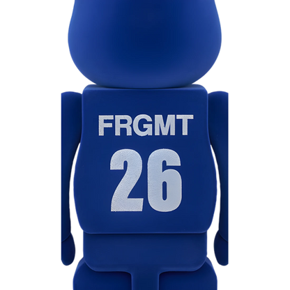 Bearbrick Fragment Flocky Version Blue 100%+400% Herstellerbild 6
