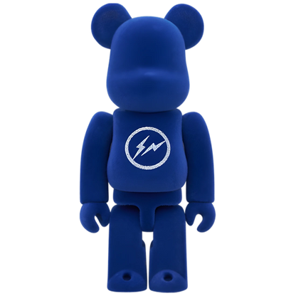 Bearbrick Fragment Flocky Version Blue 100%+400% Herstellerbild 6