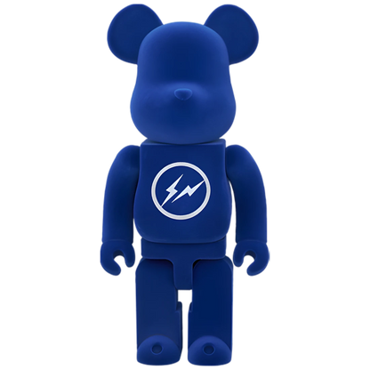 Bearbrick Fragment Flocky Version Blue 100%+400% Herstellerbild 6