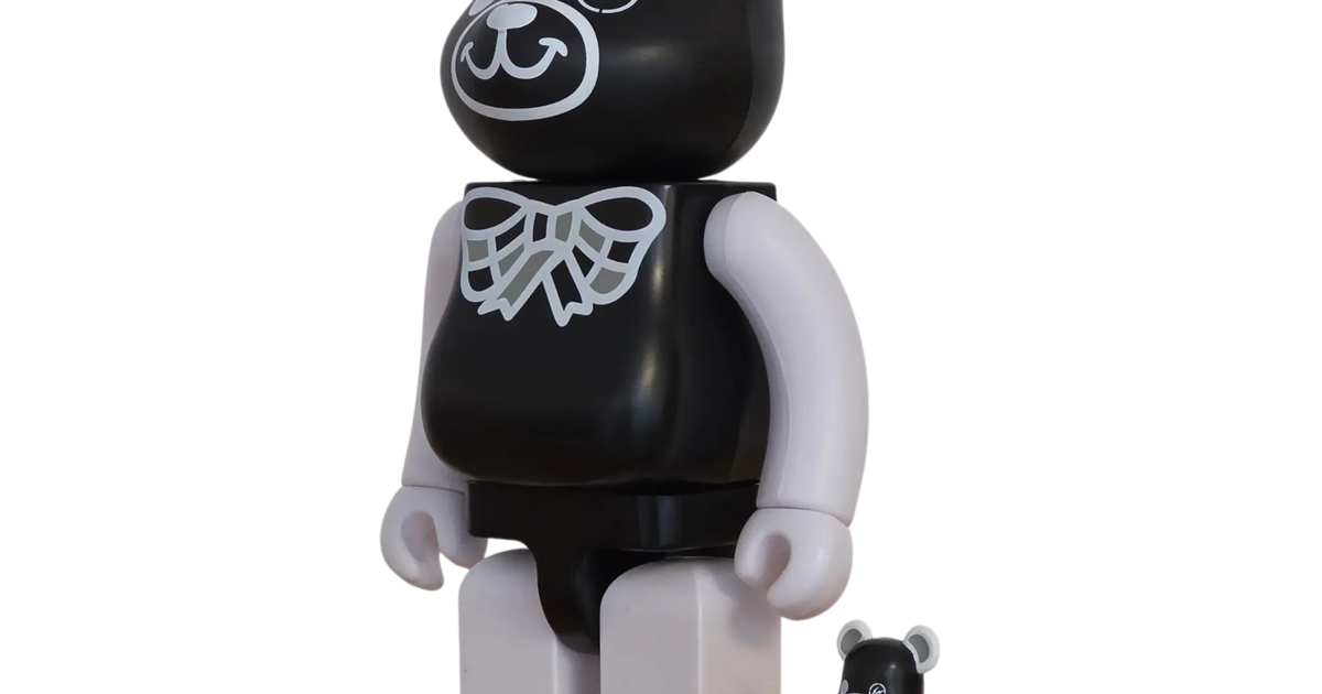 BE@RBRICK FREEMASONRY × fragmentdesign Black 100%+400%