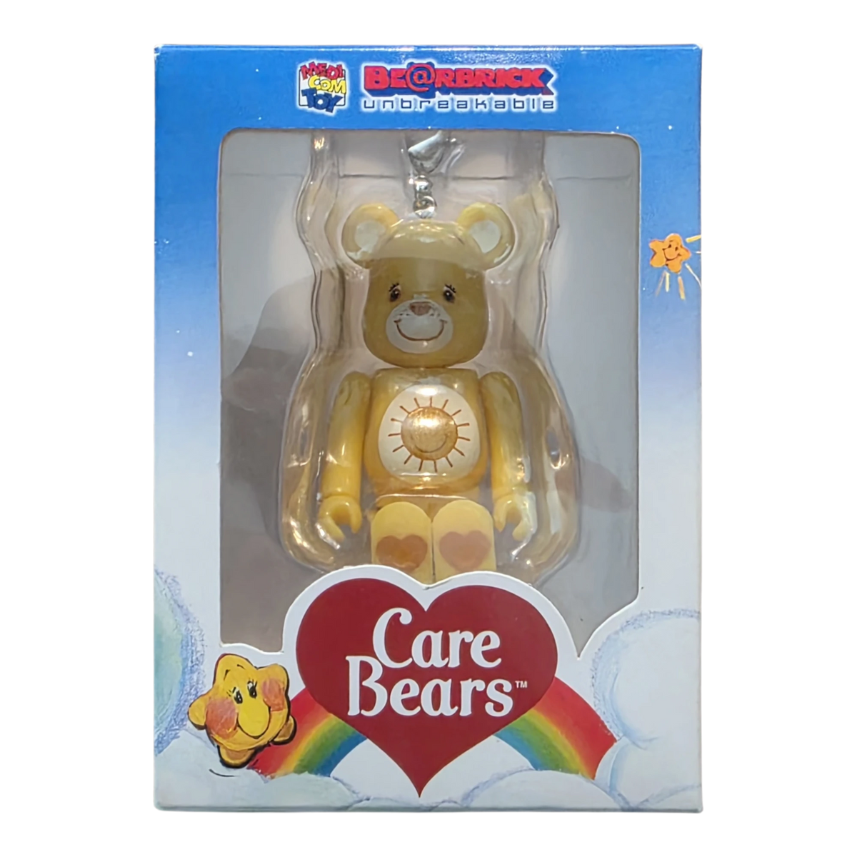 Bearbrick Funshine Bear™ [Care Bears™] 100% Verpackung Vorderseite
