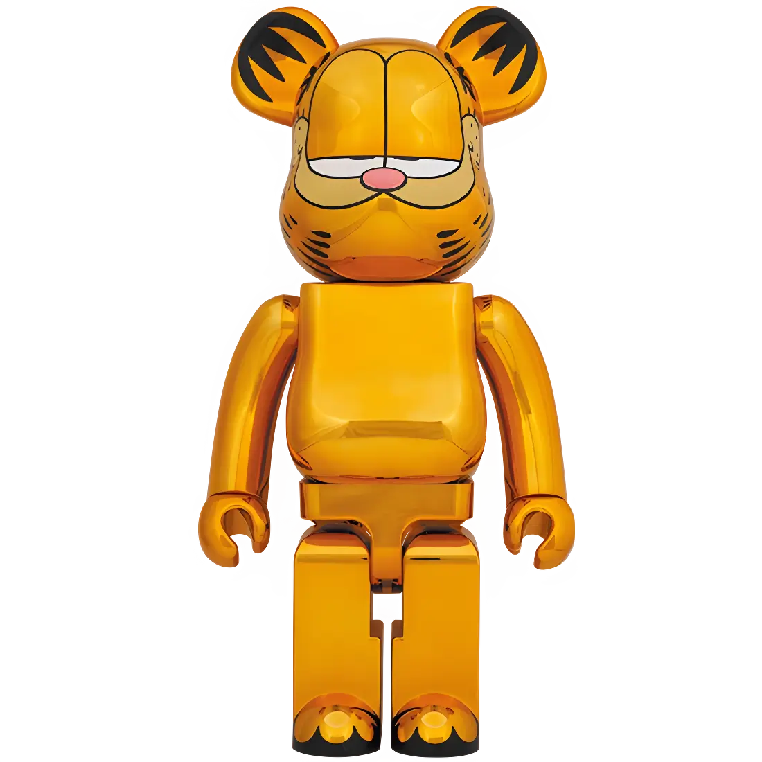 Bearbrick Garfield Gold Chrome Version 1000% Herstellerbild 1