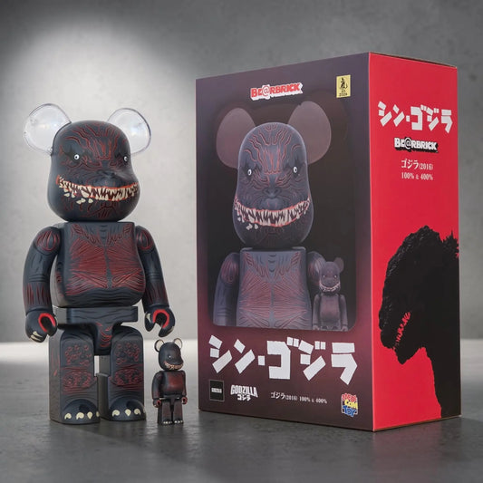 Bearbrick Godzilla 2016 100%+400% mit Verpackung