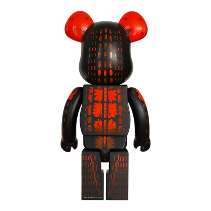 Bearbrick Godzilla Meltdown Clear Orange Version [Godzilla vs. Destoroyah] 1000% Rückseite