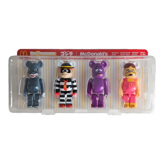 Bearbrick Godzilla vs. McDonald's 150% Verpackung Vorderseite