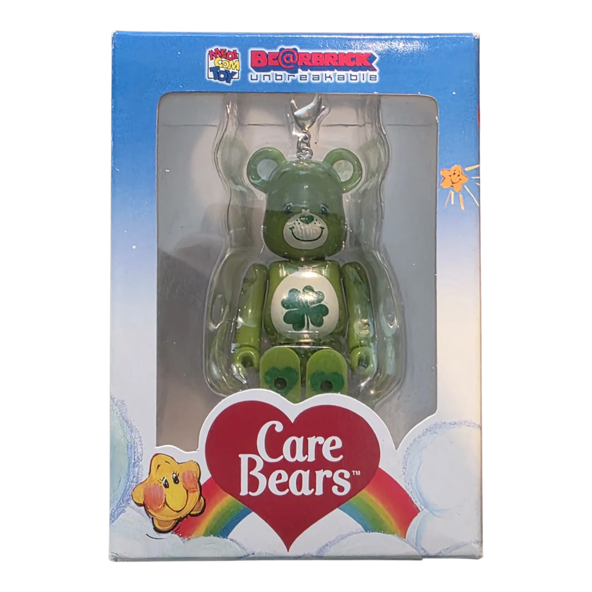 Bearbrick Good Luck Bear™ [Care Bears™] 100% Verpackung Vorderseite