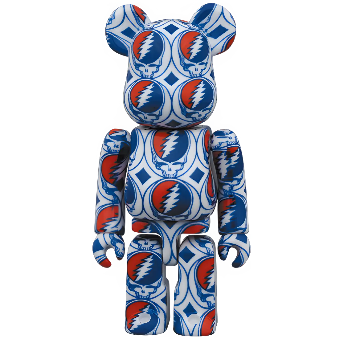 Bearbrick Grateful Dead "Steal Your Face" 100%+400% Herstellerbild 2
