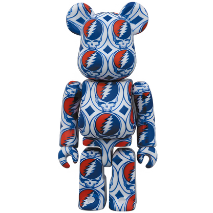 Bearbrick Grateful Dead "Steal Your Face" 100%+400% Herstellerbild 2