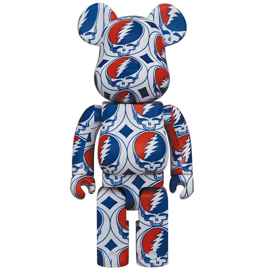 Bearbrick Grateful Dead "Steal Your Face" 100%+400% Herstellerbild 3